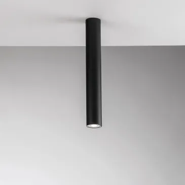 PLAFONIERA FLUKE TONDA NERA...